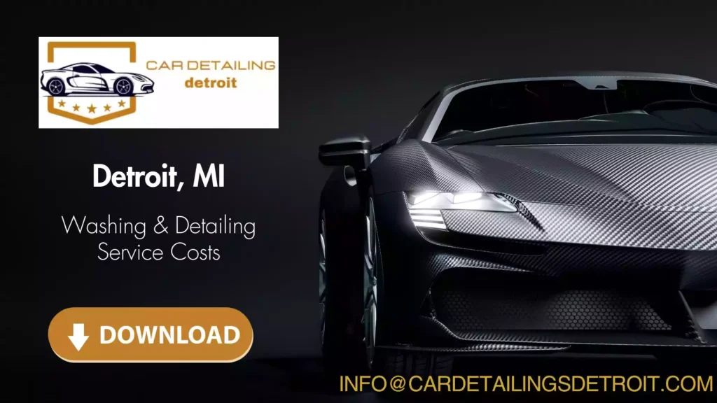 car detailing service costs in MI